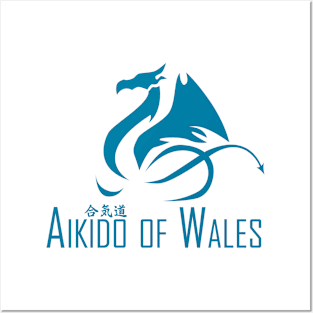 Aikido of Wales (Teal) Posters and Art